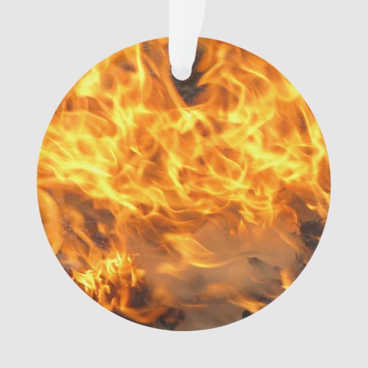 ブラシの焼き付け オーナメント (正面)