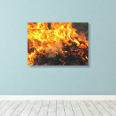 ブラシの焼き付け キャンバスプリント (インサイチュ (ウッドフロア))