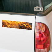 ブラシの焼き付け バンパーステッカー (トラック上)