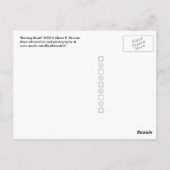 ブラシの焼き付け ポストカード (裏面)