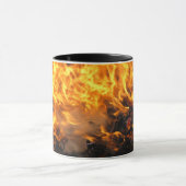 ブラシの焼き付け マグカップ (中央)