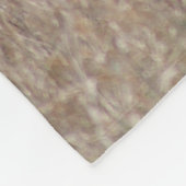 ブラシのD1によって白後につかれるシカの春の木びき台 フリースブランケット (角)