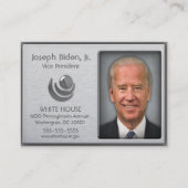 ブラシをかけられたアルミニウムカスタムなプロフィールカード 名刺 (正面)