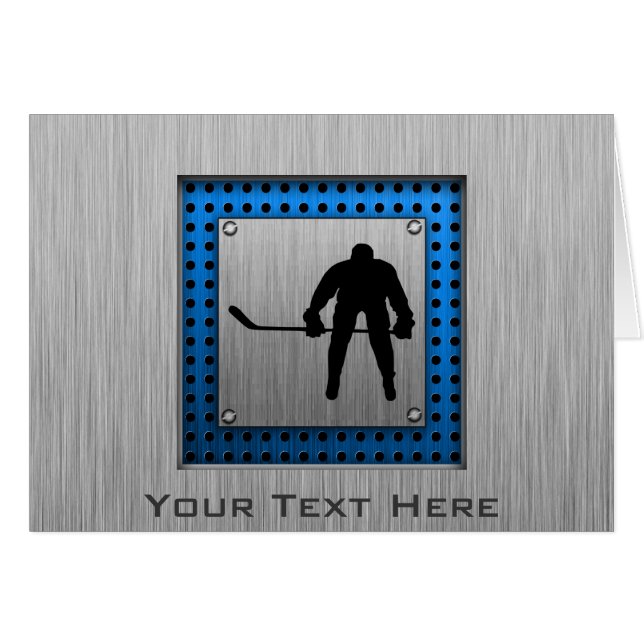 ブラシをかけられたアルミニウム一見のホッケー (正面横)