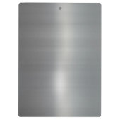 ブラシをかけられたアルミニウム クリップボード (裏面)