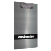 ブラシをかけられたアルミニウム クリップボード (右)