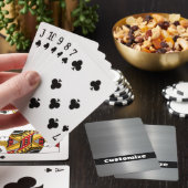 ブラシをかけられたアルミニウム トランプ (インサイチュ)