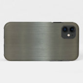 ブラシをかけられたアルミニウム Case-Mate iPhoneケース (裏面(横))