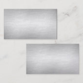 ブラシをかけられた金ゴールドの名刺 名刺 (正面/裏面)