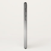 ブラシをかけられた金属の名前入りな名前 Case-Mate iPhoneケース (裏面/左)