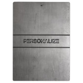 ブラシをかけられた金属の質 クリップボード (裏面)