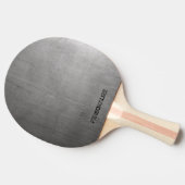 ブラシをかけられた金属の質 卓球ラケット (横)