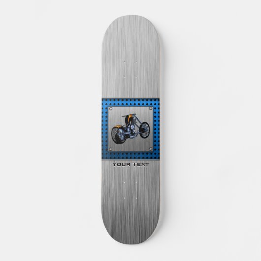 ブラシをかけられた金属一見のチョッパー スケートボード (正面)