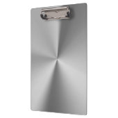 ブラシをかけられた金属 クリップボード (左)