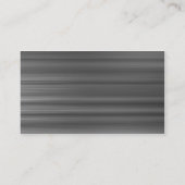 ブラシをかけられた金属 名刺 (裏面)