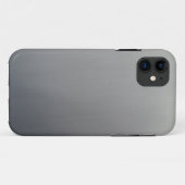 ブラシをかけられた金属 Case-Mate iPhoneケース (裏面(横))