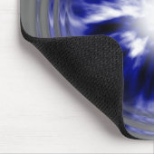 ブラシをかけられた銀製の虫食い穴2 マウスパッド (コーナー)