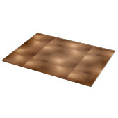 ブラシをかけられた銅の一見 カッティングボード (角)