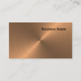 ブラシをかけられた銅 名刺