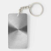 ブラシをかけられた鋼鉄 キーホルダー (裏面)