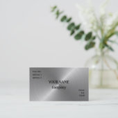 ブラシをかけられた鋼鉄 名刺 (スタンド正面)