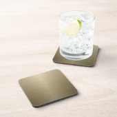 ブラシをかけられた青銅 コースター (右側)