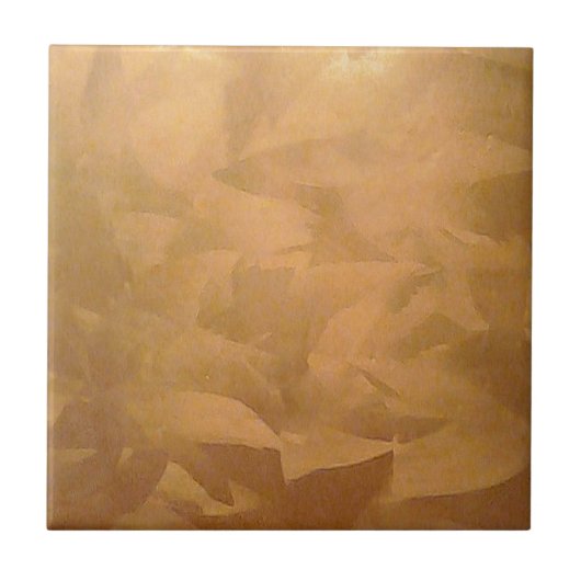 ブラシをかけられる銅の金属手 タイル (正面)