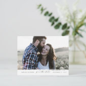 ブラシエッジ日付ポストカードを保存 案内ポストカード (スタンド正面)