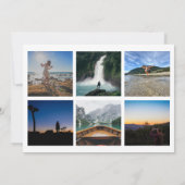 ブラシエレガントスクリプトJoyful Photo モダン Christmas シーズンカード (裏面)