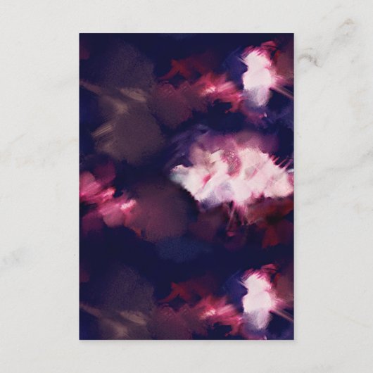 ブラシエレガントストローク詳細エンクロージャカード エンクロージャーカード (裏面)