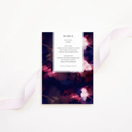 ブラシエレガントストローク詳細エンクロージャカード エンクロージャーカード