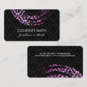 ブラシエレガントドのダマスク 名刺 (正面/裏面)