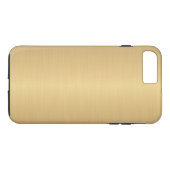 ブラシエレガントド金ゴールド効果 Case-Mate iPhoneケース (裏面(横))