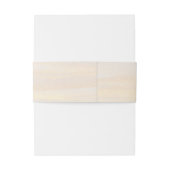 ブラシエレガント金ゴールド&テラコッタスクリプ結婚ト 招待状ベリーバンド (裏面例)