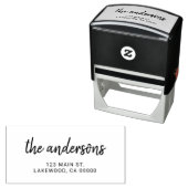 ブラシカジュアル手書きスクリプト セルフインキングスタンプ (インサイチュ)