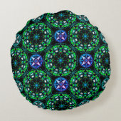 ブラシカスタムドポリエステルラウンド装飾用クッション ラウンドクッション (裏面)