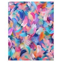 ブラシカラフルストローク抽象芸術スクラップブック紙