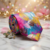 ブラシカラフルストローク ネクタイ