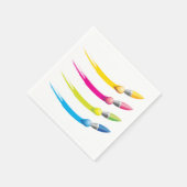 ブラシカラフル紙ナプキンス スタンダードカクテルナプキン (角)