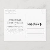 ブラシスはっきりしたクリプトの写真の変更 案内ポストカード (裏面)