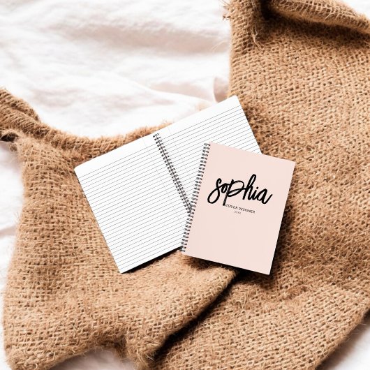 ブラシスクモダンリプト赤面ピンクノートブック ノートブック