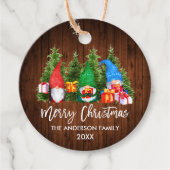 ブラシスクリプトウッドクリスマスウォーターのカラー格言 フェイバータグ (正面)