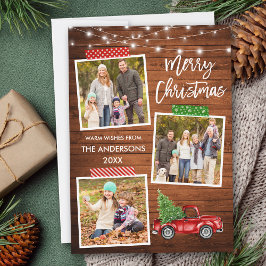 ブラシスクリプトクラフトテープトラックウッドライト シーズンカード