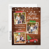 ブラシスクリプトクラフトテープトラックウッドライト ポストカード (正面/裏面)