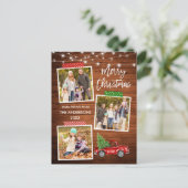 ブラシスクリプトクラフトテープトラックウッドライト ポストカード (スタンド正面)