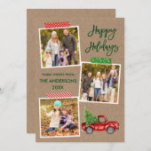 ブラシスクリプトクラフトテープヴィンテージレッドトラッククラフト シーズンカード (正面/裏面)