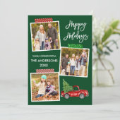 ブラシスクリプトクラフトテープヴィンテージレッドトラック シーズンカード (スタンド正面)