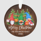 ブラシスクリプトクリスマスウッドライト格言 オーナメント (正面)