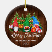 ブラシスクリプトクリスマスウッドライト格言 セラミックオーナメント (裏面)