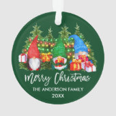 ブラシスクリプトクリスマスライトウォーターカラー格言 オーナメント (裏面)